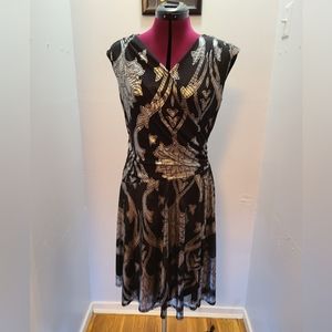 Black and Silver Dress by Dress Barn Size 8